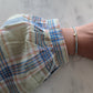 LA BLOUSE À CARREAUX - PISTACHE