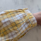 LA BLOUSE À CARREAUX - CITRON