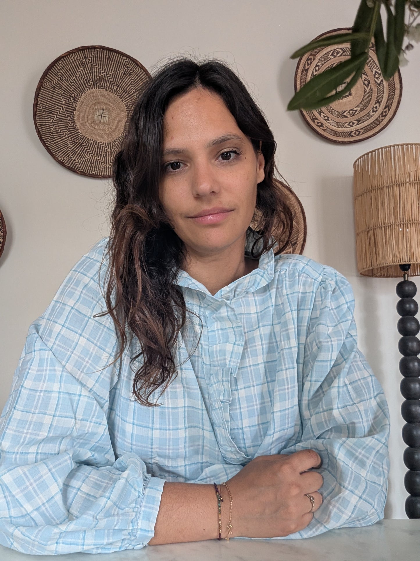 LA BLOUSE À CARREAUX - CIEL